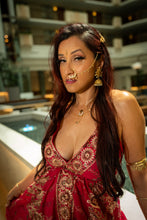 Load image into Gallery viewer, Golden Fuscia Magic Dress
