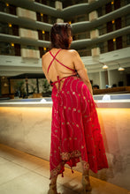 Load image into Gallery viewer, Golden Fuscia Magic Dress
