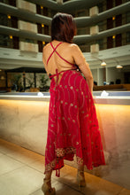 Load image into Gallery viewer, Golden Fuscia Magic Dress
