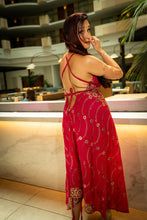 Load image into Gallery viewer, Golden Fuscia Magic Dress
