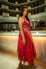 Load image into Gallery viewer, Golden Fuscia Magic Dress
