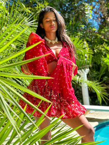 bohemian rani hoodie wrap top