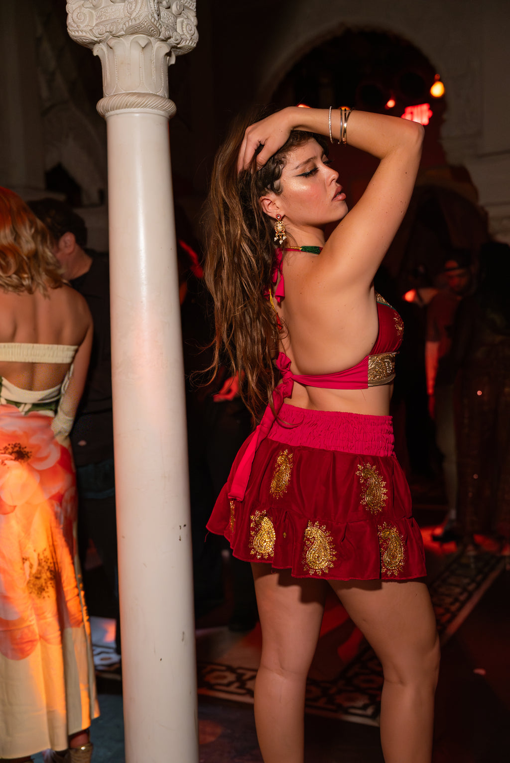 Golden Ruby Mini Gehr Skirt Set