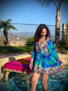 Blue Moonstone Babydoll Dress