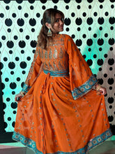 Load image into Gallery viewer, Divine Sun Goddess Anarkali Jacket Dress
