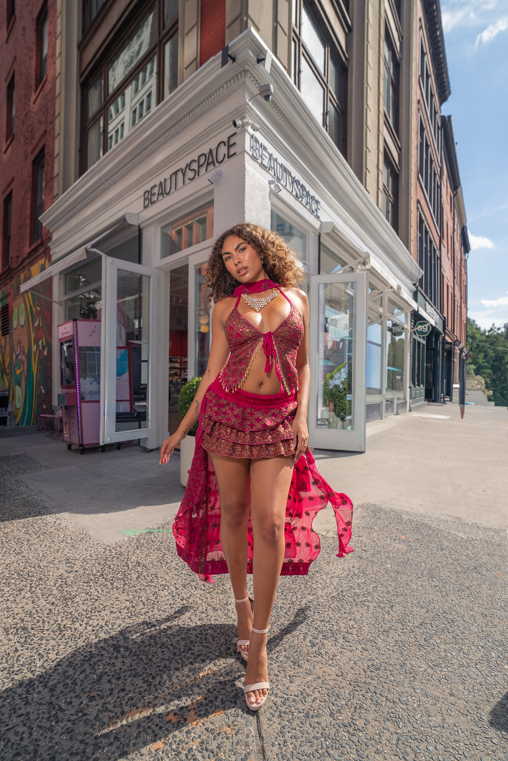 Bombay Barbie Ruffle Bollywood Set