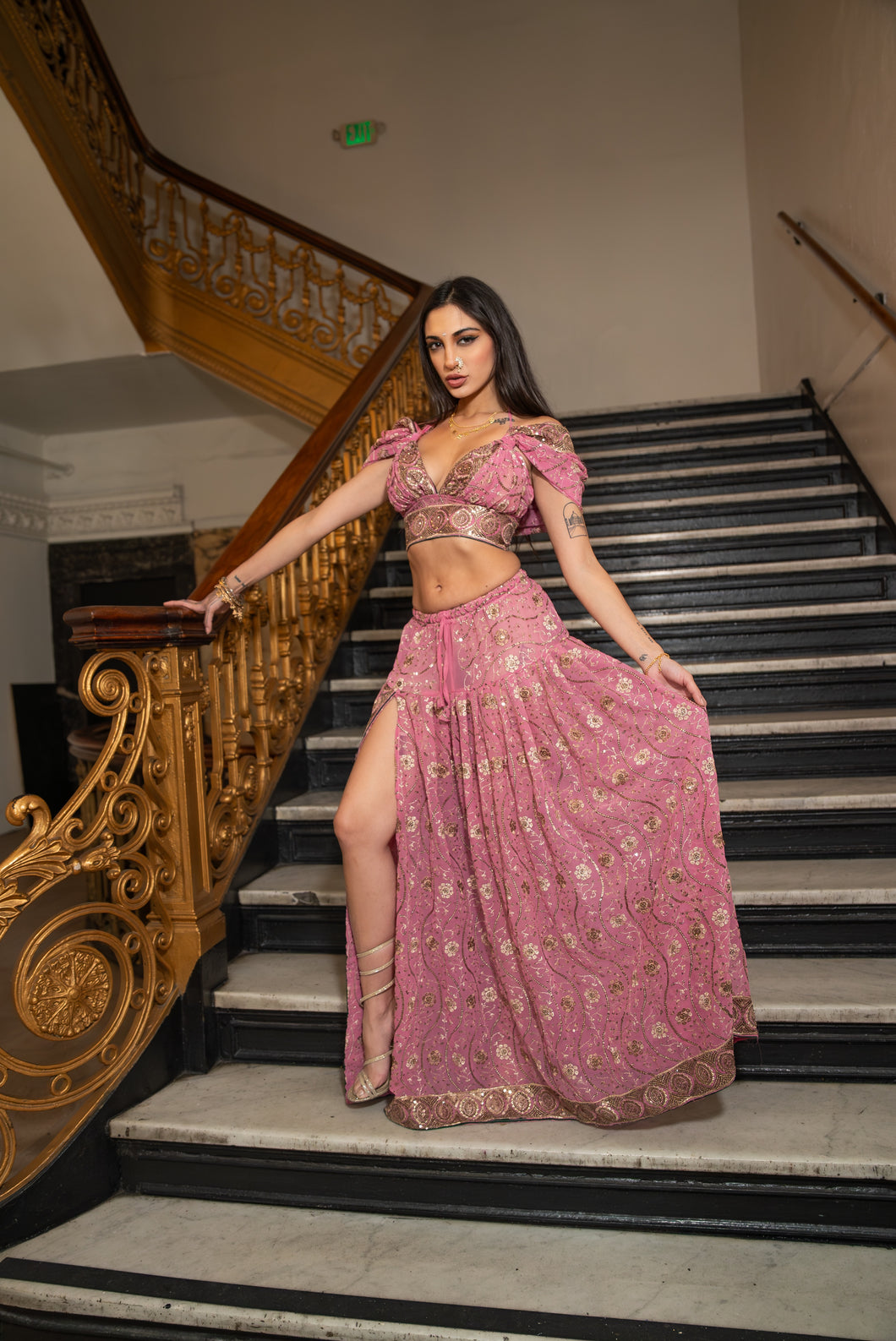 Golden Petunia Goddess Set