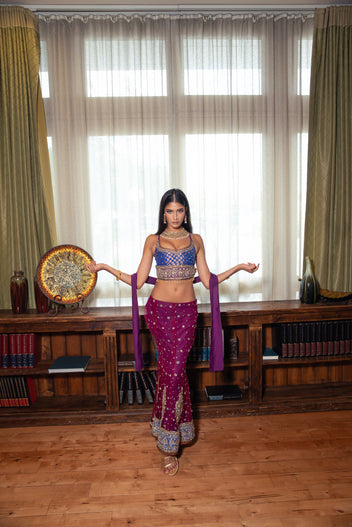 Amethyst Sapphire Mermaid Set