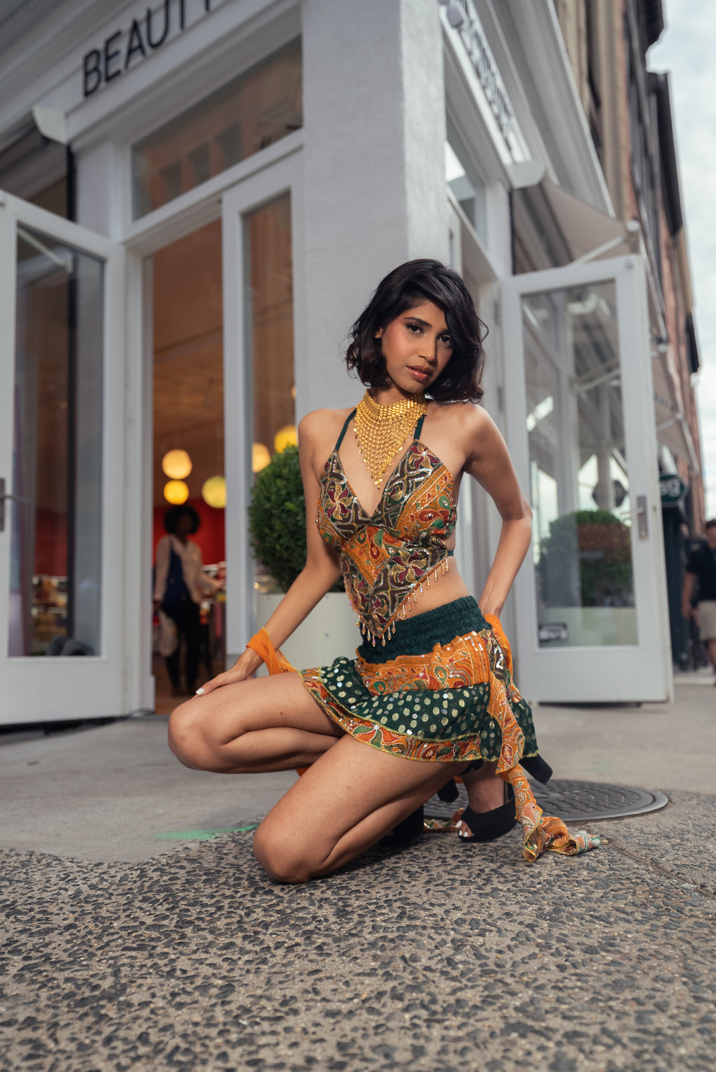 Emerald Sun Shakti Mini Skirt Set