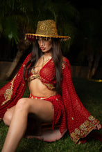 Load image into Gallery viewer, Golden Forest Magic Cowboy Hat
