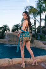 Load image into Gallery viewer, Blue Moonstone Lace up Mini Skirt Set
