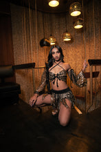 Load image into Gallery viewer, Golden Moonlight Jungle Skirt Set
