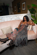Load image into Gallery viewer, Bohemian Peacock Magic Dress
