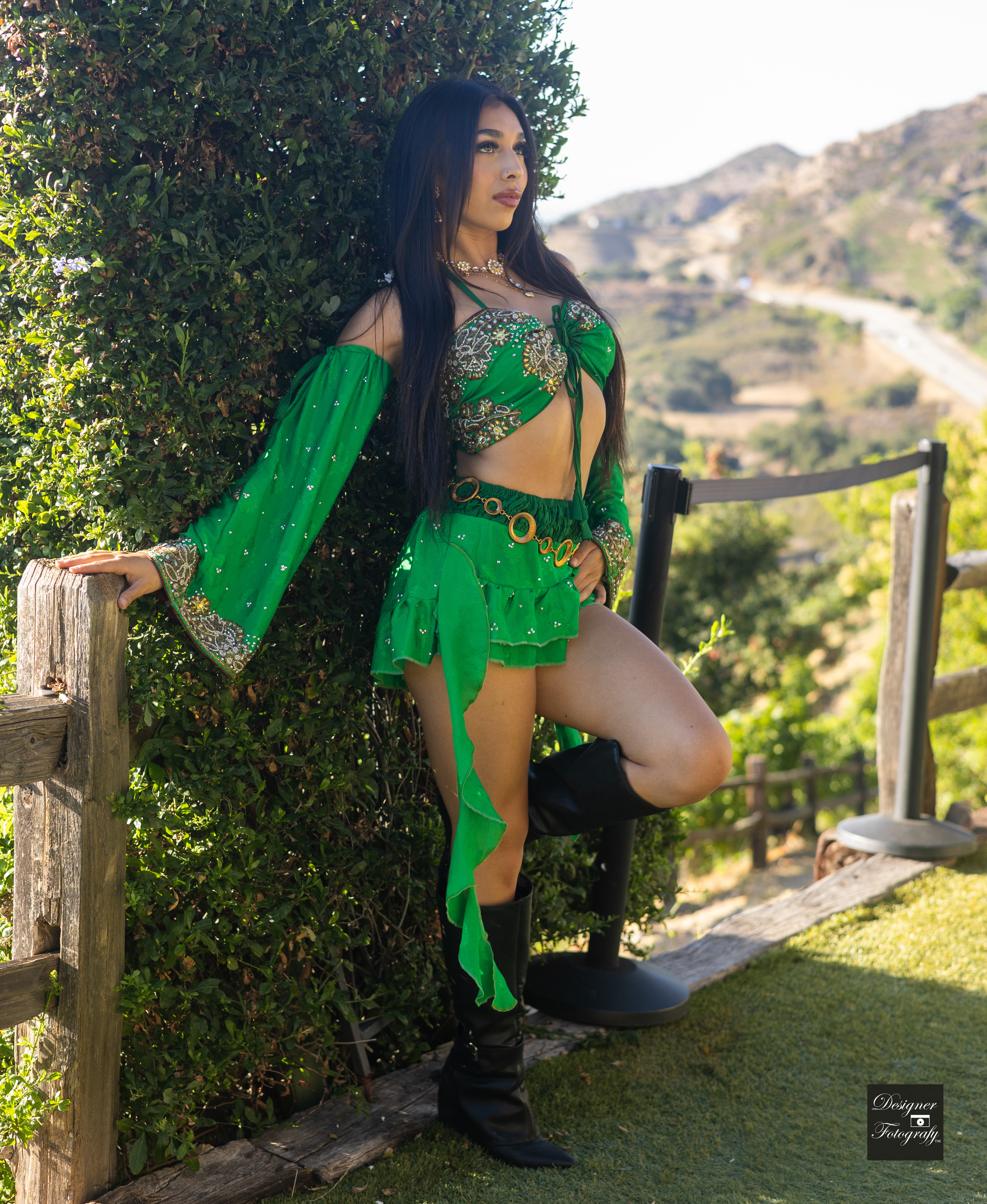 Amazon princess Shakti Mini Skirt set