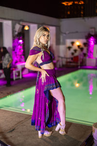 Purple Moonlight Bollywood Set