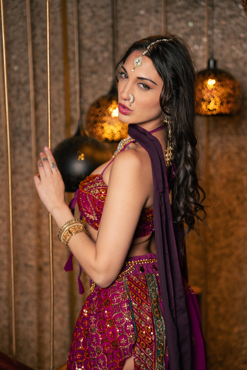 Magenta Royal Butterfly Set