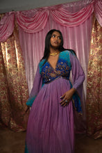 Load image into Gallery viewer, Lavender Dreams Anarkali Kimono Dress
