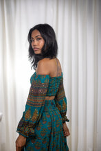 Load image into Gallery viewer, Bohemian Turquoise Bollywood Set
