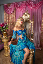 Load image into Gallery viewer, Tie Dye Ocean Bollywood Set
