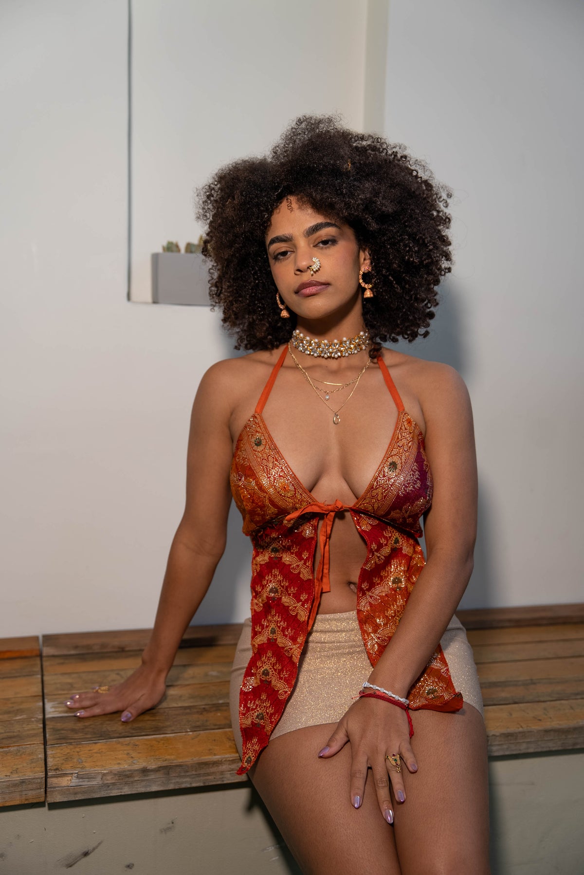 Kundalini Fire pixie wing top