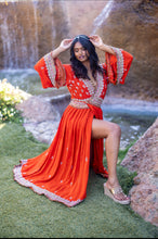Load image into Gallery viewer, Fire Diamonds Anarkali Jacket Dress
