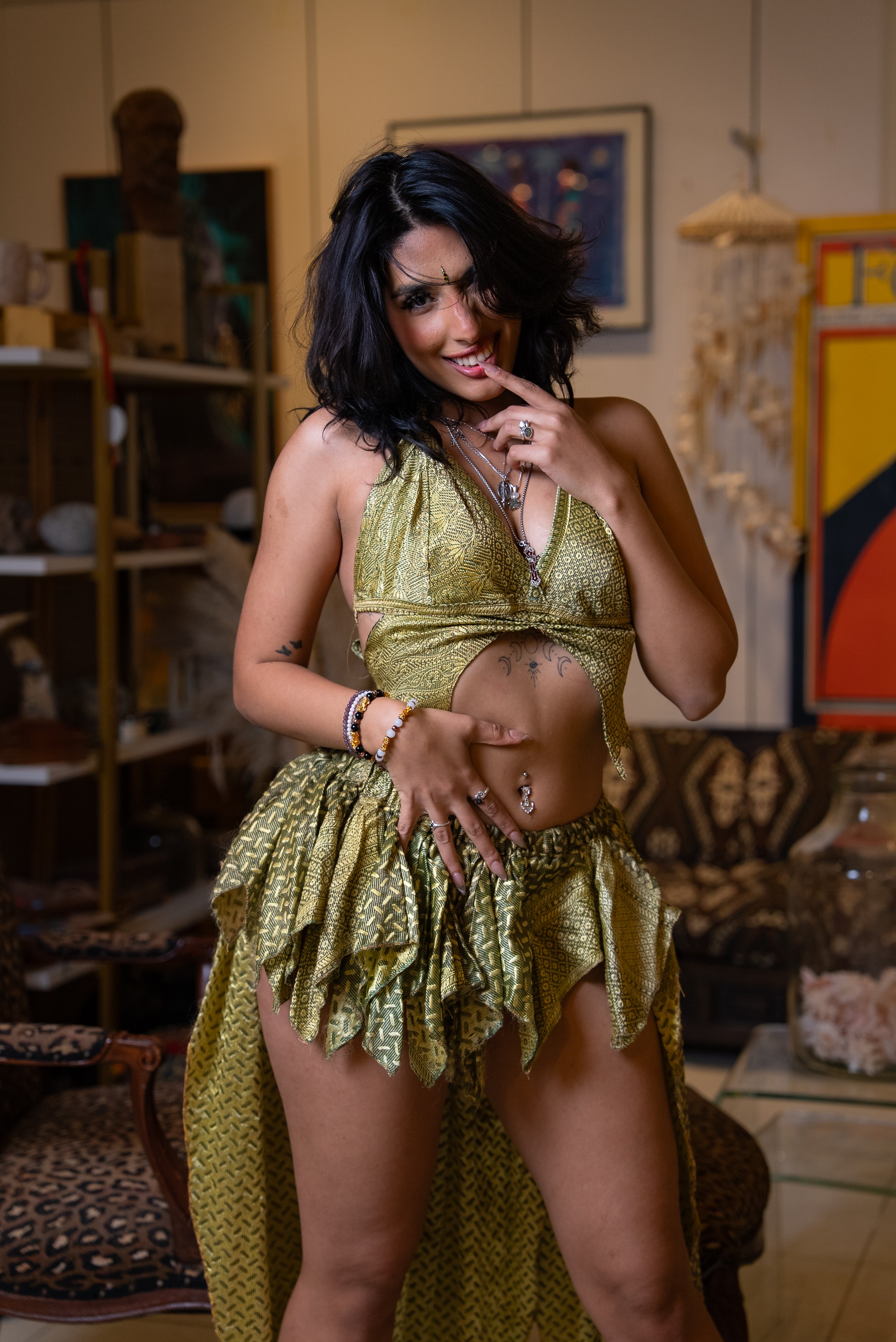 bohemian ivy butterfly set