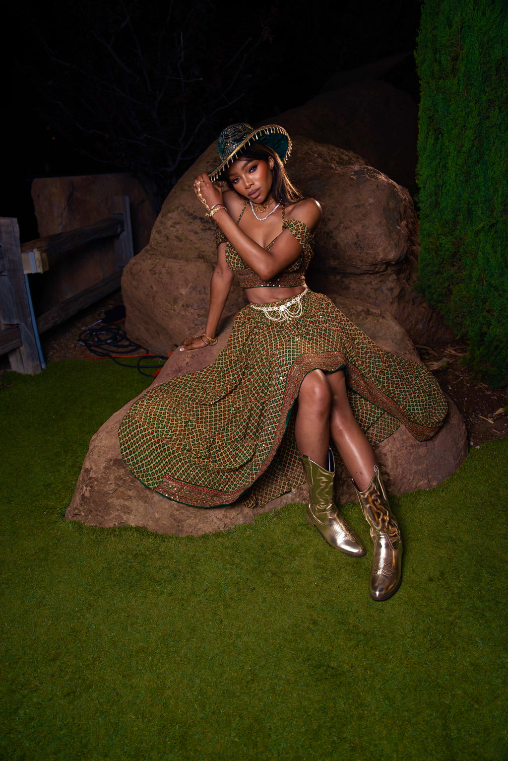 Emerald Bohemia Bollywood Set