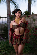 Load image into Gallery viewer, Rani lotus mini skirt set
