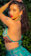 Load image into Gallery viewer, Diamond Peacock Micro Mini Skirt Set
