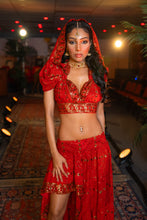 Load image into Gallery viewer, Fire Goddess Bollywood Set
