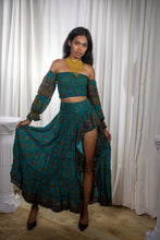 Load image into Gallery viewer, Bohemian Turquoise Bollywood Set
