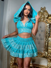 Load image into Gallery viewer, Blue Dreams Fairy Micro Mini Skirt Set

