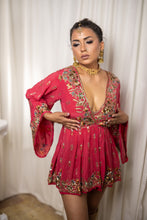Load image into Gallery viewer, Roxy Rose Mini Babydoll Dress
