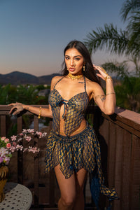 Golden moonlight butterfly set