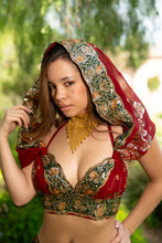 Load image into Gallery viewer, Midnight maroon fairy set
