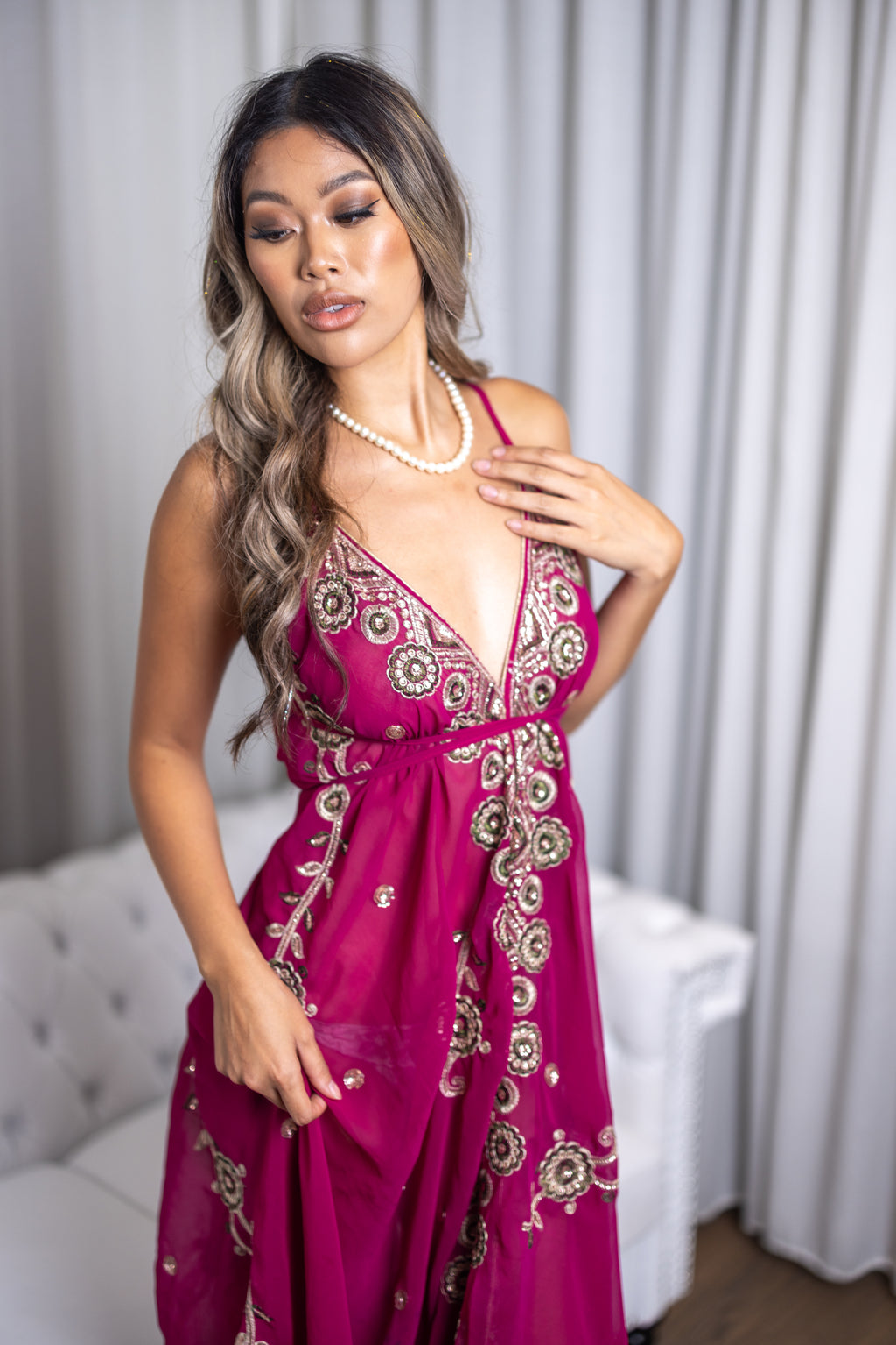 Violet Jewel Magic Dress