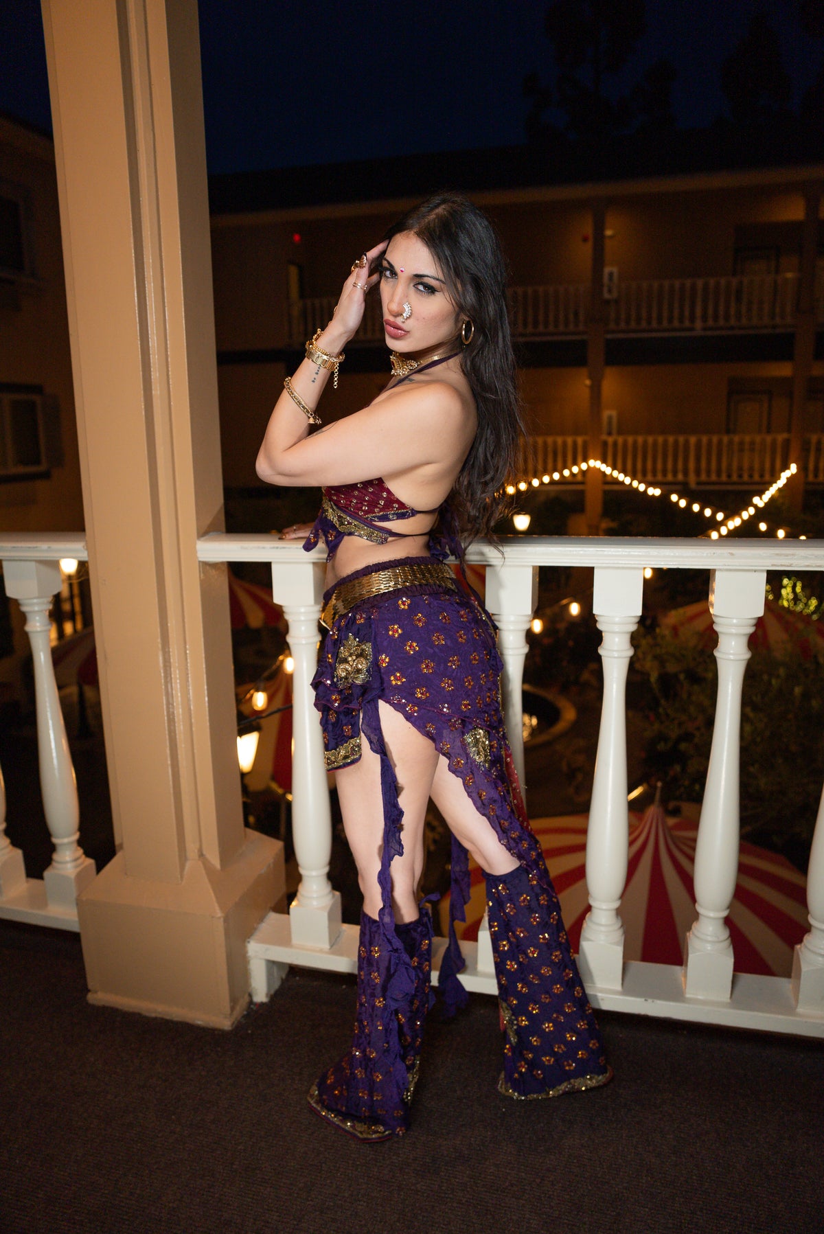 Amethyst rani jalpari set