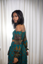 Load image into Gallery viewer, Bohemian Turquoise Bollywood Set
