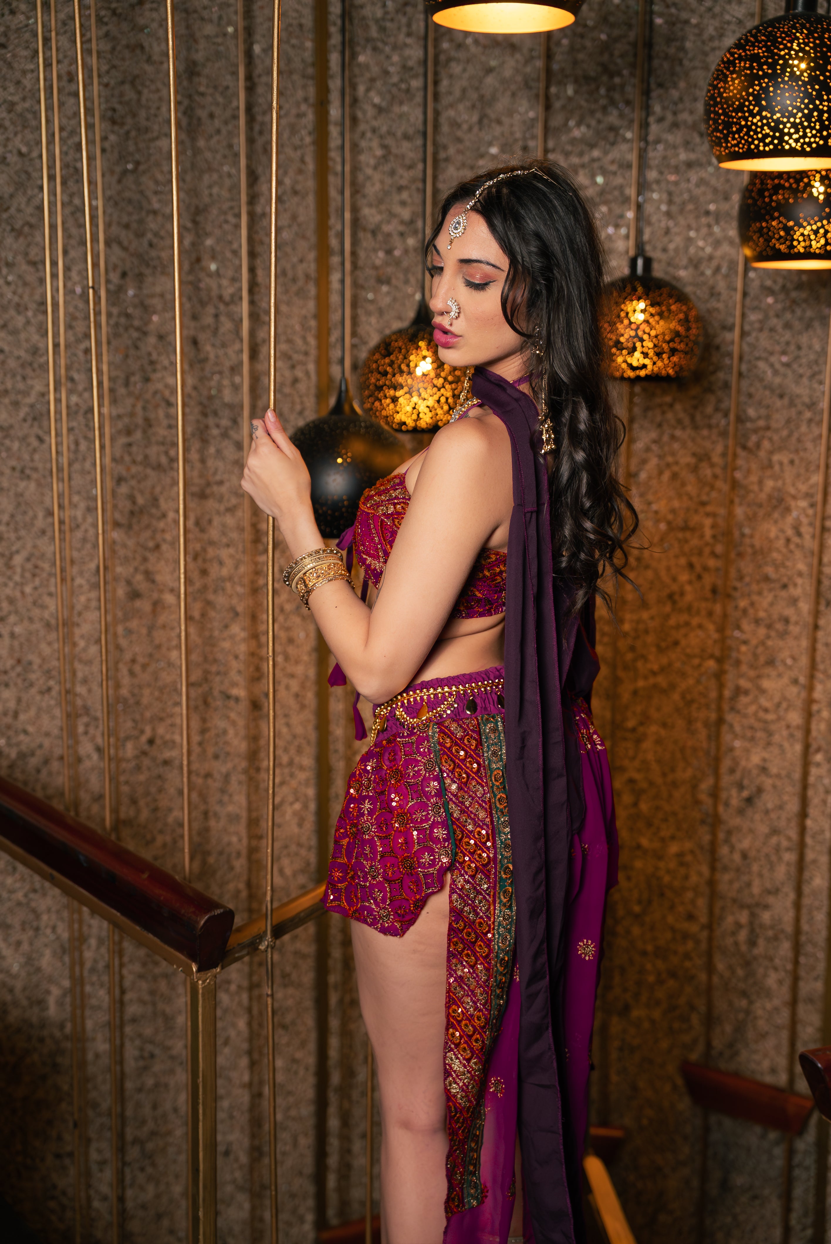 Magenta Royal Butterfly Set