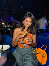 Load image into Gallery viewer, Tangerine Dreams Halter Top
