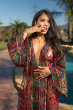 Load image into Gallery viewer, Ruby Amethyst Goddess Kimono
