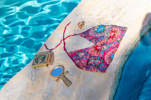 Cosmic Wildflower Halter top