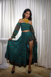Bohemian Turquoise Bollywood Set
