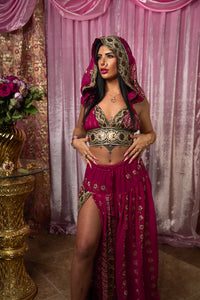 Fuscia Lotus Goddess Set