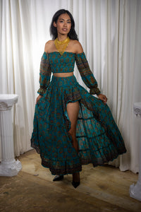 Bohemian Turquoise Bollywood Set