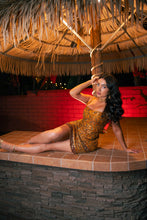 Load image into Gallery viewer, Saffron Summer Mini Dress (M/L)

