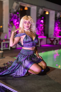 Purple Kaleidoscope Bollywood Set