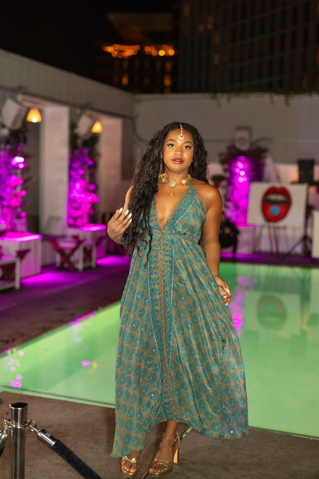 Bohemian Turquoise Magic Dress