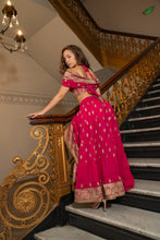Load image into Gallery viewer, Fuscia Lotus Bollywood Set
