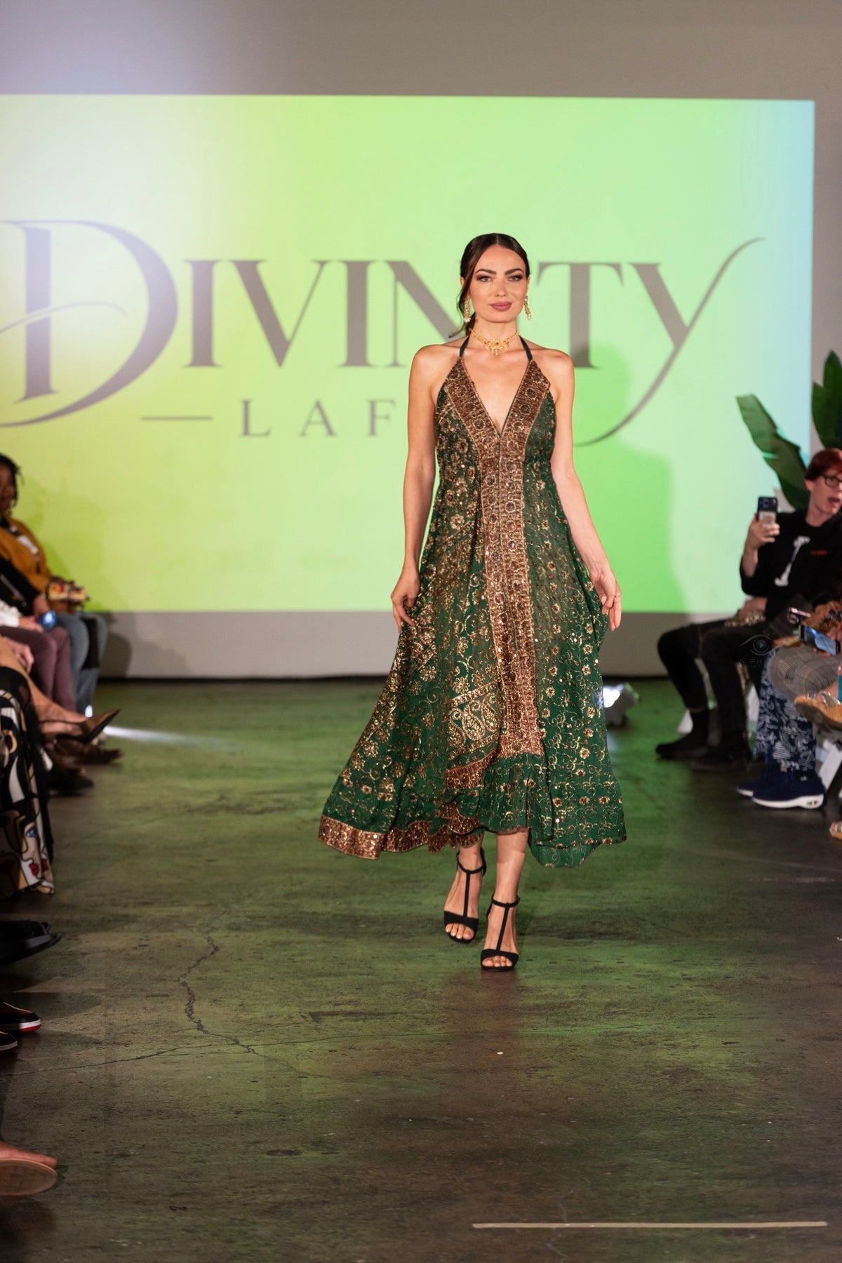 Emerald Celestial Magic Dress
